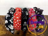 Skull and Crossbones Print Headband