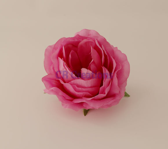 Pink Peony Hair Clip