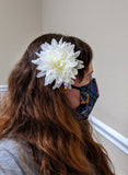 Yellow or White Mum Hair Clip