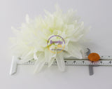 Yellow or White Mum Hair Clip