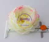 White Buttercup Ranunculus Hair Clip