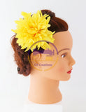 Yellow or White Mum Hair Clip