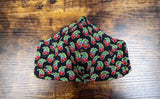 Rockabilly Cherry Print Face Mask