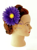 Purple Gerbera Daisy Hair Clip