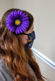 Purple Gerbera Daisy Hair Clip