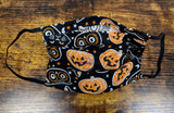 Halloween Print Pleated Face Mask