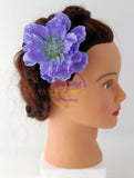 Purple Itoh Peony Hair Clip