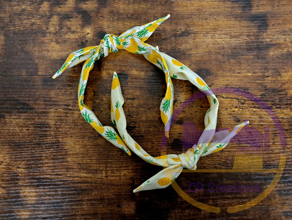 Pineapple Print Headband