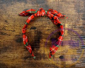 Christmas Plaid Headband